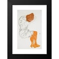 thumbnail image 2 of Egon Schiele 11x14 Black Modern Framed Museum Art Print Titled - The Sleeping Girl (The Sleeping Girl) (1913), 2 of 5