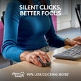 thumbnail image 3 of Mouse inalámbrico Logitech M240 Silent Bluetooth con receptor USB, 3 of 5