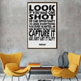 thumbnail image 3 of Workplace Art, Inspirational Printed Canvas, Success Wall Art, Look If You Had One Shot, Motivational Artwork, Quote Canvas, Motivation Wall Decor , Canvas Wall Decor - Natural Framed, 3 of 6