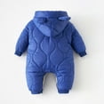 thumbnail image 3 of Liyamei Snowsuit Newborn Winter Clothes 0 24 Months Coat Jumpsuit Infant Boys Girls Hooded Jacket Girls Fleece Jacket Size 0-3 Months, 3 of 3