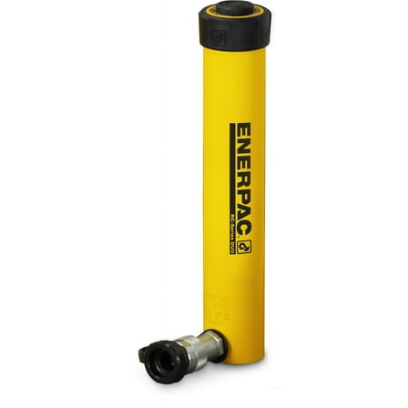 Enerpac RC-1010 Single-Acting Alloy Steel Hydraulic Cylinder with 10 Ton Capacity, Single Port, 10.13" Stroke