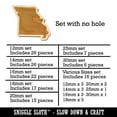 thumbnail image 2 of Missouri State Silhouette Wood Mini Charms Shapes DIY Craft Jewelry - No Hole - 20mm (15pcs), 2 of 7