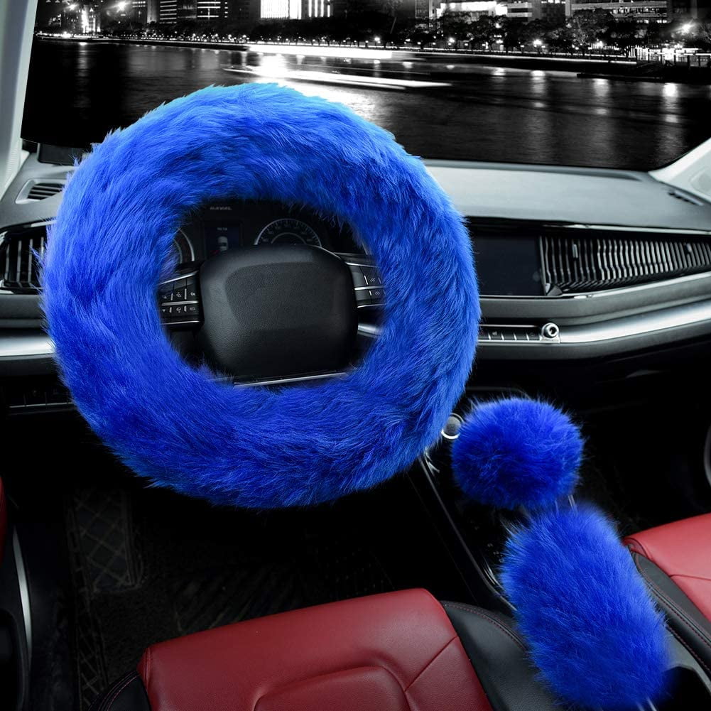 Amazon.com: 6 Pieces Steering Wheel Cover for Women Diamond Leather Car  Seat Belt Shoulder Pads Cup Holder Rhinestone Ring Sticker Emblem with  Crystal Rhinestones Car Decoration(Blue) : Automotive