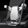 thumbnail image 3 of FUEENIRVA Simple and Cool Metal Phone Mount for Car Air Vent with GPS Navigation Support, 3 of 8