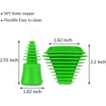 thumbnail image 2 of ORUYROP Tech Universal Cleaning Plugs + Caps for Storage, Cleaning and Odor Proofing Glass Water Pipes/Rigs (1 Large+2 Medium), 2 of 3