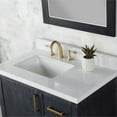 thumbnail image 2 of Weiser 36" Single Bathroom Vanity in Black Oak with Aosta White Composite Stone Countertop with Mirror, 2 of 8