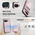 thumbnail image 2 of Decase for Google Pixel 9 Pro XL Wallet Case with Card Holder, Compatible with Mag-safe, RFID Blocking 2 in 1 Detachable Protective Phone Leather Cover with Kickstand for Women Men, Pink, 2 of 13