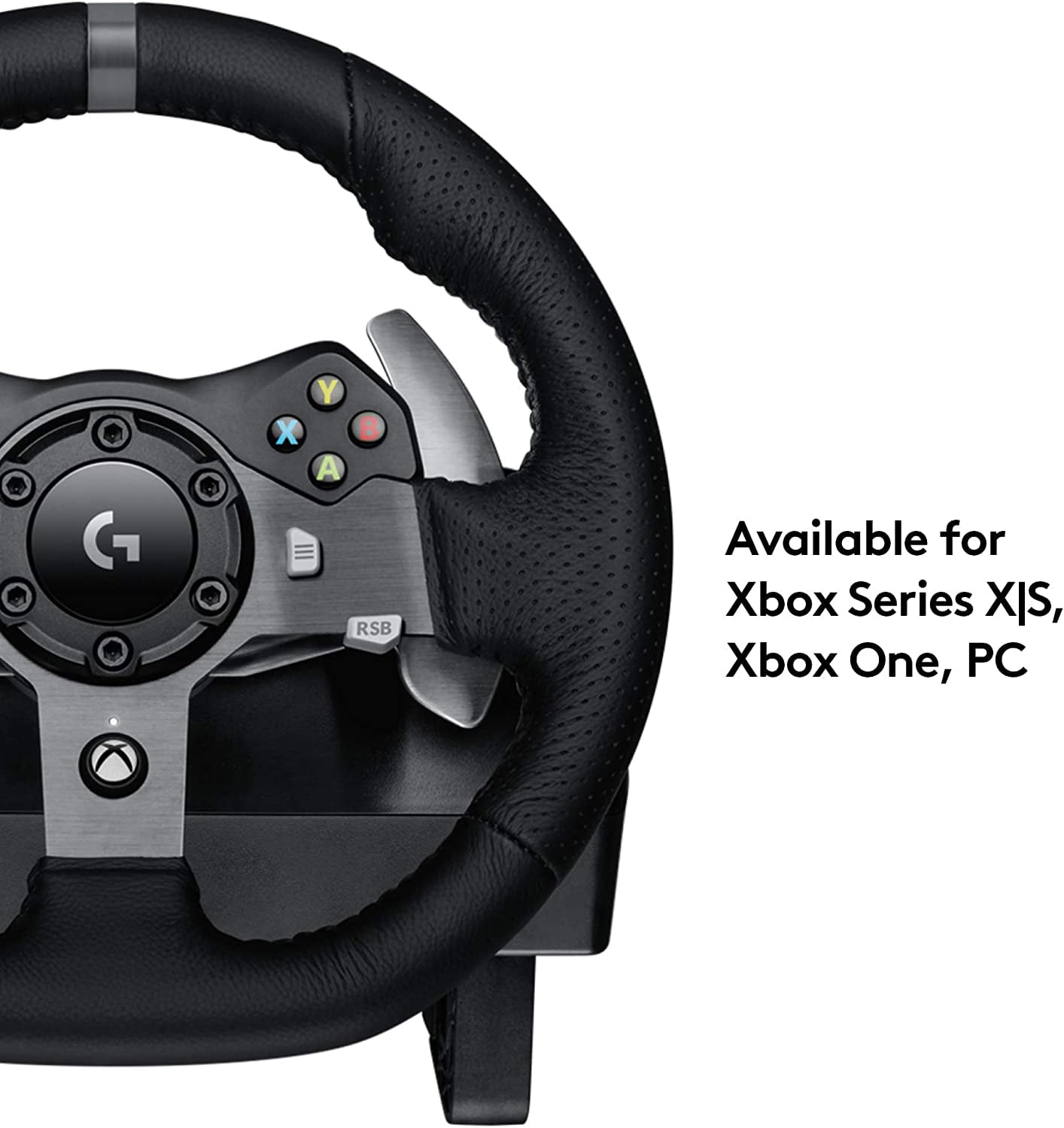 Logitech G920 Driving Force Racing Wheel and Floor Pedals, Real 