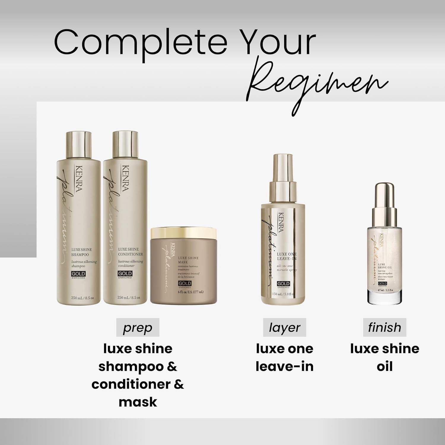 Platinum Luxe Shine Shampoo 31.5 oz Shampoo