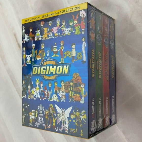 Digimon: The Complete Series Seasons 1-4 Collection (DVD,2013,32-Disc) English