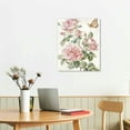 thumbnail image 3 of Vintage Rose Wall Decor Wall Decor, Rustic Pink Rose Poster, Pink Vintage Bathroom Decor, Retro Roses Pictures, Victorian Floral Paintings for Home Bedroom 12x16 in, 3 of 5