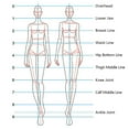 thumbnail image 3 of Fashion Illustration Rulers Sketching Templates Ruler Sewing Humanoid Patterns Design Clothing Measuring,Combination, 3 of 8