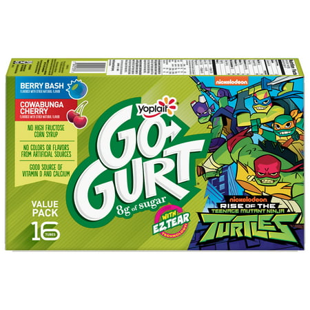 Go-GURT Berry and Cherry Low Fat Kids' Yogurt Tubes - 16pk/2oz Tubes