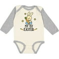 thumbnail image 3 of Inktastic My 1st Easter Boy Bunny Rabbit Boys Long Sleeve Baby Bodysuit, 3 of 5