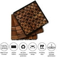 thumbnail image 4 of Segmart Deck Tiles, 12"x12" (10 Pack) Patio Pavers Solid Wood Outdoor Flooring Interlocking Patio Tiles, Checker Pattern Decking, Waterproof Balcony Flooring, Natural Color, SS2010, 4 of 11