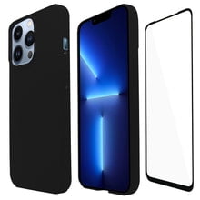 Funda Rigida Molan Cano Super Fit Para iphone 13 Pro Color Negro Mas Mica 9d Slim Case
