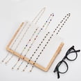 thumbnail image 5 of 3Pcs 3 Color Round Beaded Eyeglasses Chains Golden Brass Neck Strap for Eyeglasses with Rubber Loop Ends Sunglasses Chain Glass Holders Chain DIY, 5 of 6