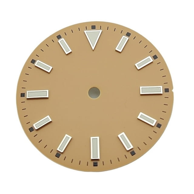 WANGQ Cadran de Montre 28.5mm Échelle d'Ongle Unique Visages de Montre Colorés Accessoire de Montre Modifié Universel pour Mouvement NH35/ 8215