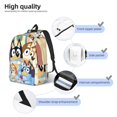 thumbnail image 3 of Johaoi Bluey for Canvas Laptop Backpack, Travel Laptop Backpack for Men Women Backpack Suitcase for Travel, Business Casual or College-Medium, 3 of 5