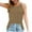 Khaki, variant on YYDGH Women's Tank Tops Summer Loose Tanks Casual Sleeveless Blouses Tops Knit Camis Sweater Shirts Blue L