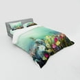 thumbnail image 3 of Ambesonne Floral Bedding Set 3 Pcs, Dandelion Daisy Poppy, Twin, Multicolor, 3 of 3