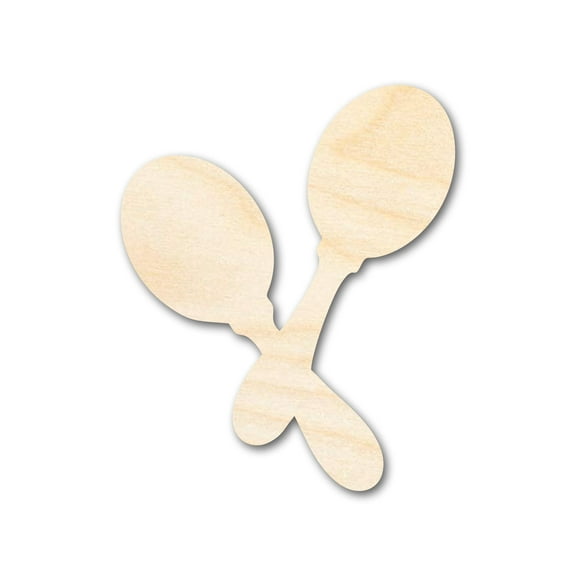 Unfinished Wood Maracas Shape 18" / 1/2"