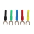 thumbnail image 3 of Bornes de Sertissage Électriques de Type U, Connecteurs de Fil de Bêche de Fourche en Matériau Cuivre Rouge de Queue de 4 Mm / 0,2 Po Espacement pour Applications Électroniques pour Multimètre, 3 of 8