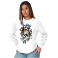 thumbnail image 4 of The Wild Life Skull Panther Tattoo Long Sleeve TShirt Men Women Brisco Brands S, 4 of 6