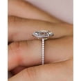 thumbnail image 3 of 2.00 Cts Marquise Moissanite Diamond Engagement Ring / 18k White Gold Plated Anniversary Ring/ Wedding Ring / Dainty Ring / Promise Ring, 3 of 4