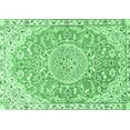 thumbnail image 1 of Ahgly Company Indoor Rectangle Medallion Emerald Green Traditional Area Rugs, 8' x 10', 1 of 4