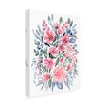 thumbnail image 2 of Canvas Wall Art - blursbyai 'Clara Watercolor Floral Bouquet' Wall Art for Living Room, Bedroom, or Office Décor by Trademark Fine Art - 18 x 24 Inches, 2 of 4