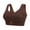Brown, variant on Posture Bra for Women Wireless Bra Wide Strap Full Coverage Bra Beige L