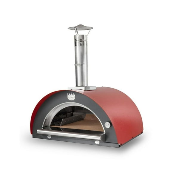 Clementi, Made in Italy, Family Red Roof Pizza Oven 80x100