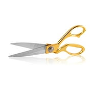 eZthings® Professional 8&amp;quot; Heavy Duty Gold Scissors for Leather arts and crafts