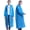 Blue X2, variant on Rain Poncho Raincoats for Adult Reusable - 2-5 Pack EVA Waterproof Rain Coat with Hood, Rain Gear for Men Women