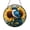 Acrylic 3.5 Inch, variant on Stained Glass Sunflower Blue Jay Suncatcher Window Hanging, Garden Bird Home Window Decor