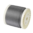 thumbnail image 1 of Yescom 1/8" T316 Stainless Steel Cable Wire Rope 7x7 Aircraft Strand Railing Decking Coil & Reel 500 Ft, 1 of 10
