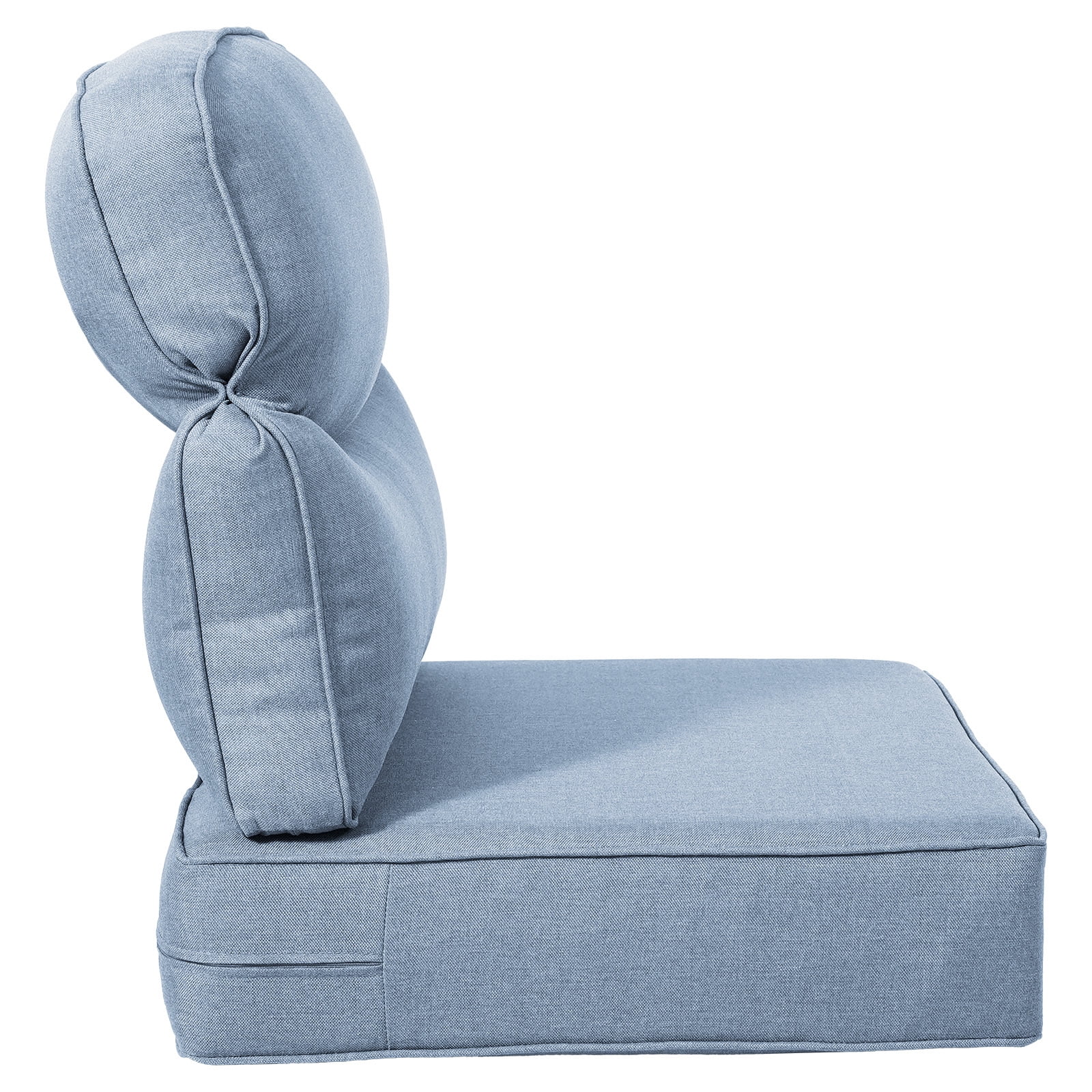 Bellefurn Outdoor Seat Cushions 22 X 24 X 6 inch for Patio Furniture,Outdoor Chair Cushions Outdoor Deep Seat Cushion with Water Resistant & Removable Cover Patio Cushions for Wicker Chair,Sofa,Couch