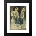 thumbnail image 2 of Constantin Guys 14x18 Black Modern Framed Museum Art Print Titled - Two Women in Yellow Kerchiefs, 2 of 5