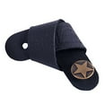 thumbnail image 1 of Acoustic Electric Guitar Neck Strap Leather Head Belt Lock Headstock Accessorys, 1 of 8