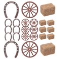 thumbnail image 1 of 24 Piezas de Suministros para Fiestas Occidentales, Centros Mesa Vintage la Suerte, Recuerdos Fiesta Boda, Decoraciones Vaquero, 1 of 10