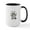 White/Black Inside, variant on CafePress - Grey Kitten Juggling Easter Eggs Mugs - 15 oz Ceramic Large White Novelty Mug
