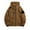 Coffee, variant on Quinlirra Mens Jackets Fall Men's Fashion Casual Outdoor Work Bag Long Sleeve Hooded Casual Coat/jacket Jacket