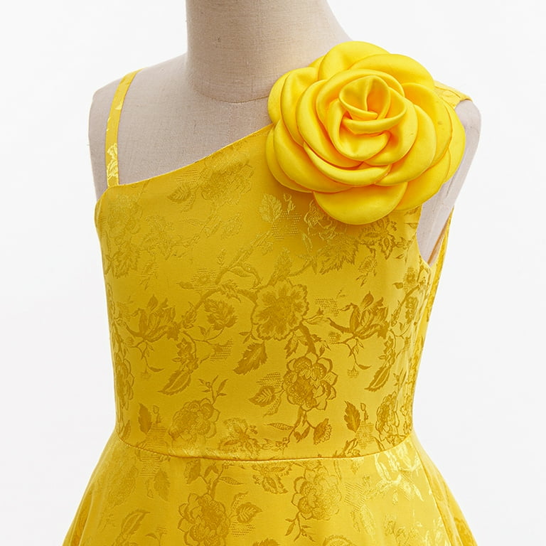 Judy Costume Dress Set Evening Gown Yellow Dress for Birthday Party Suitable 3-12y, Girl's, Size: 9-10 Years Judy Costume Dress Set Evening Gown Yellow Dress for Birthday Party Suitable 3-12y, Girl's, Size: 9-10 Years