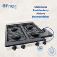 thumbnail image 3 of FRAGA Parrilla de Mesa, FRAGA P705, 4 Quemadores, Cubierta Porcelanizada, Encendido Manual, Gas L.P., Hecho en México., 3 of 4
