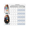 thumbnail image 2 of DYMADE Women's Colorful Splatter Paint Pattern Sloping Shoulder Long Sleeved Casual Top, 2 of 2
