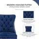 thumbnail image 3 of Dining Chairs Set of 4, Upholstered Dining Chair with Nailhead Trim and Solid Wood Legs My Lux Decor Round, 3 of 15