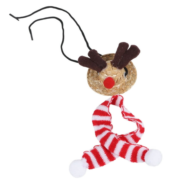 Gorro De Papá Noel Con Bufanda, Disfraz De Navidad Ajustable Para Reptil Lagarto, Material Suave