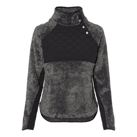 Boxercraft - New NIB - Women - Women's Quilted Fuzzy Fleece Pullover