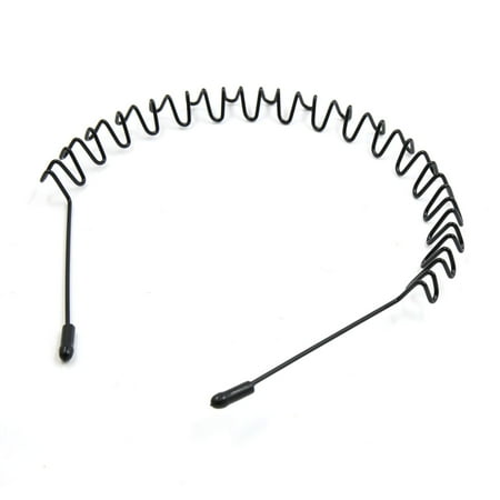 hairband hair band headband toothed wavy hoop 5pcs metal head
